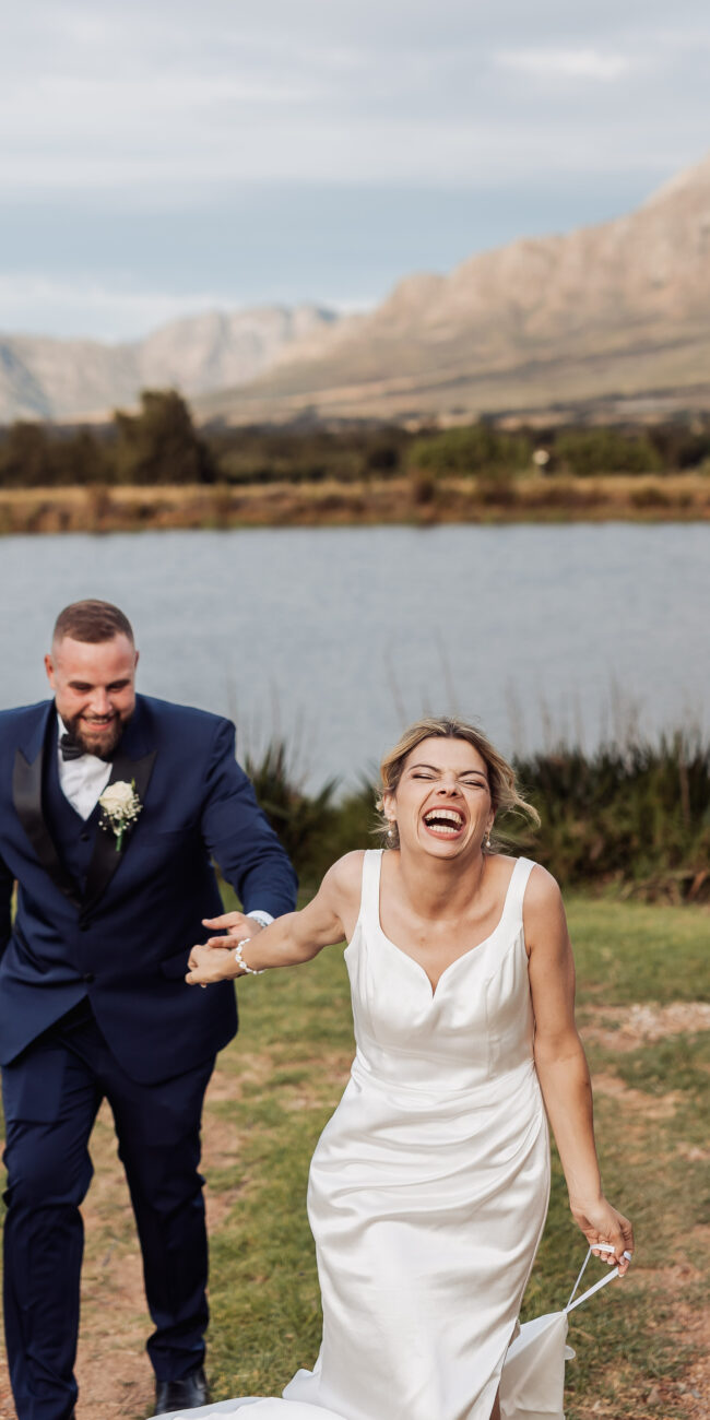 wedding couple at stellenbosch