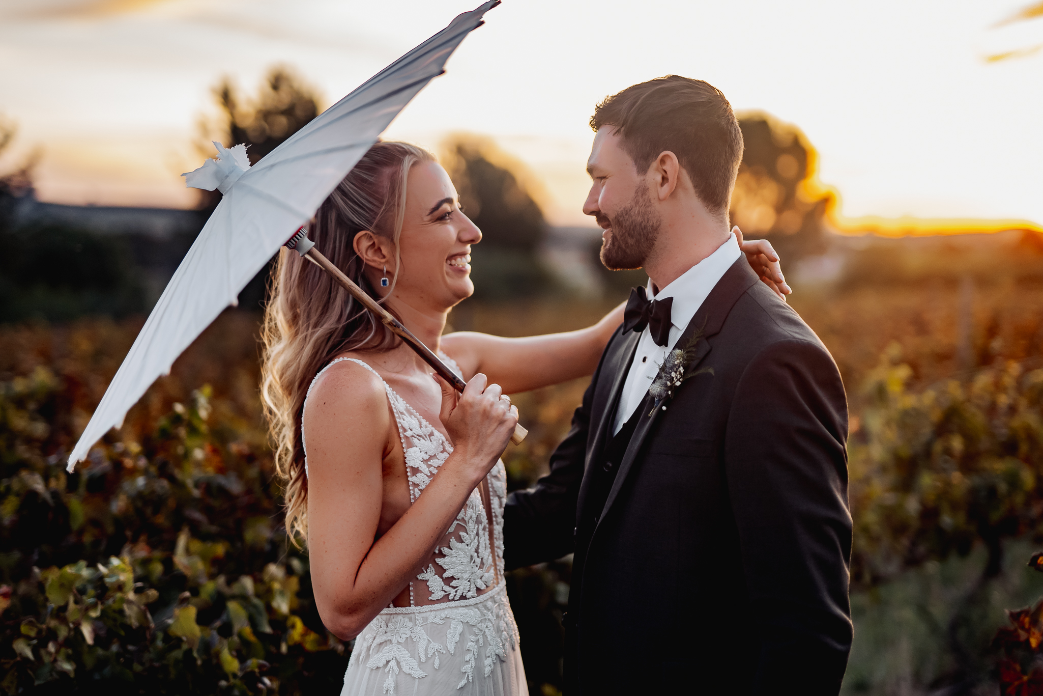 Michelle and Daniel at Anura Vineyards